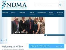 Tablet Screenshot of ndmed.org